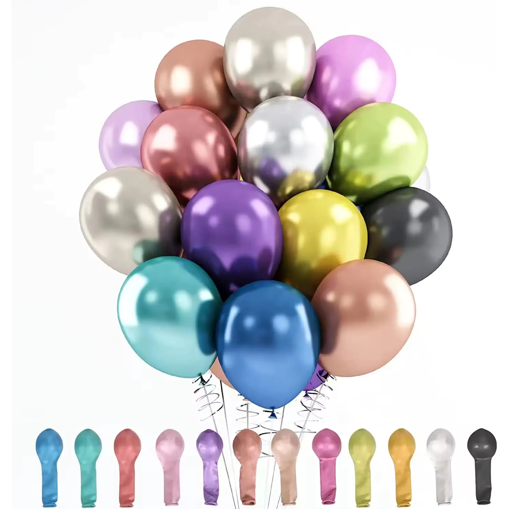 12'' Metallic Balloons 2