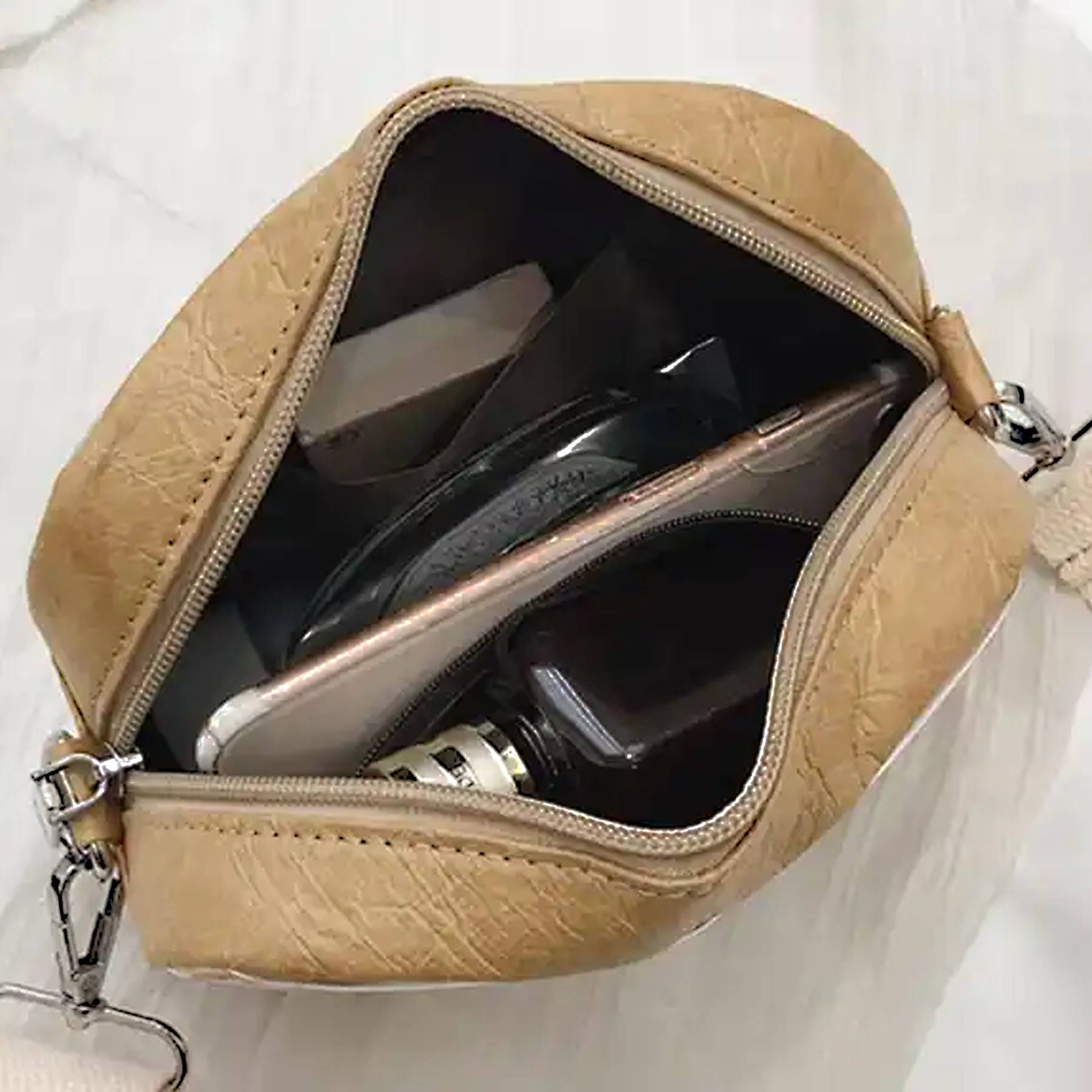Vintage Tan Fanny Pack Waist Bag 2