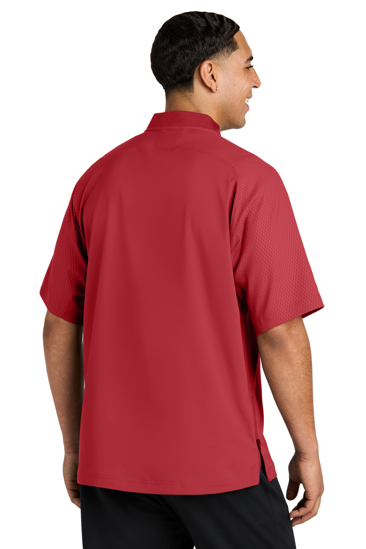 New Era Cage Short Sleeve 1/4-Zip Jacket. NEA600 8