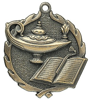 Knowledge Wreath Medal, 1 3/4" 1