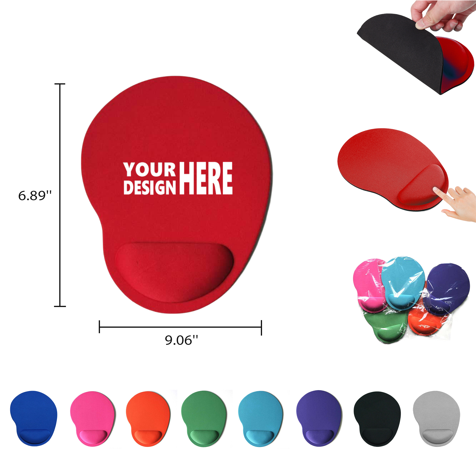 Ergonomic Gaming Desktop Mouse Pad Wrist Rest 2