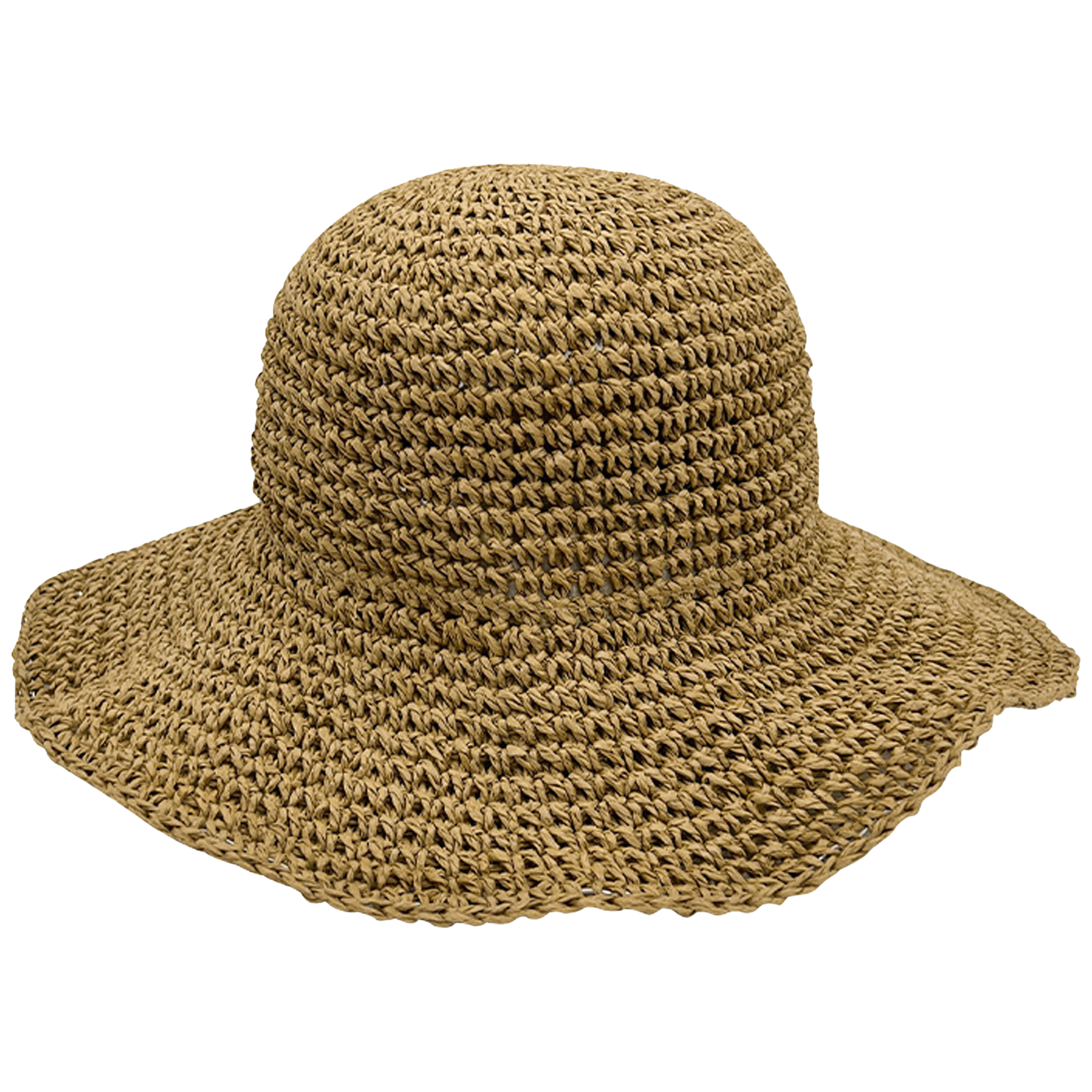 Straw Foldable Large Edge Sunshade Beach Hat 6