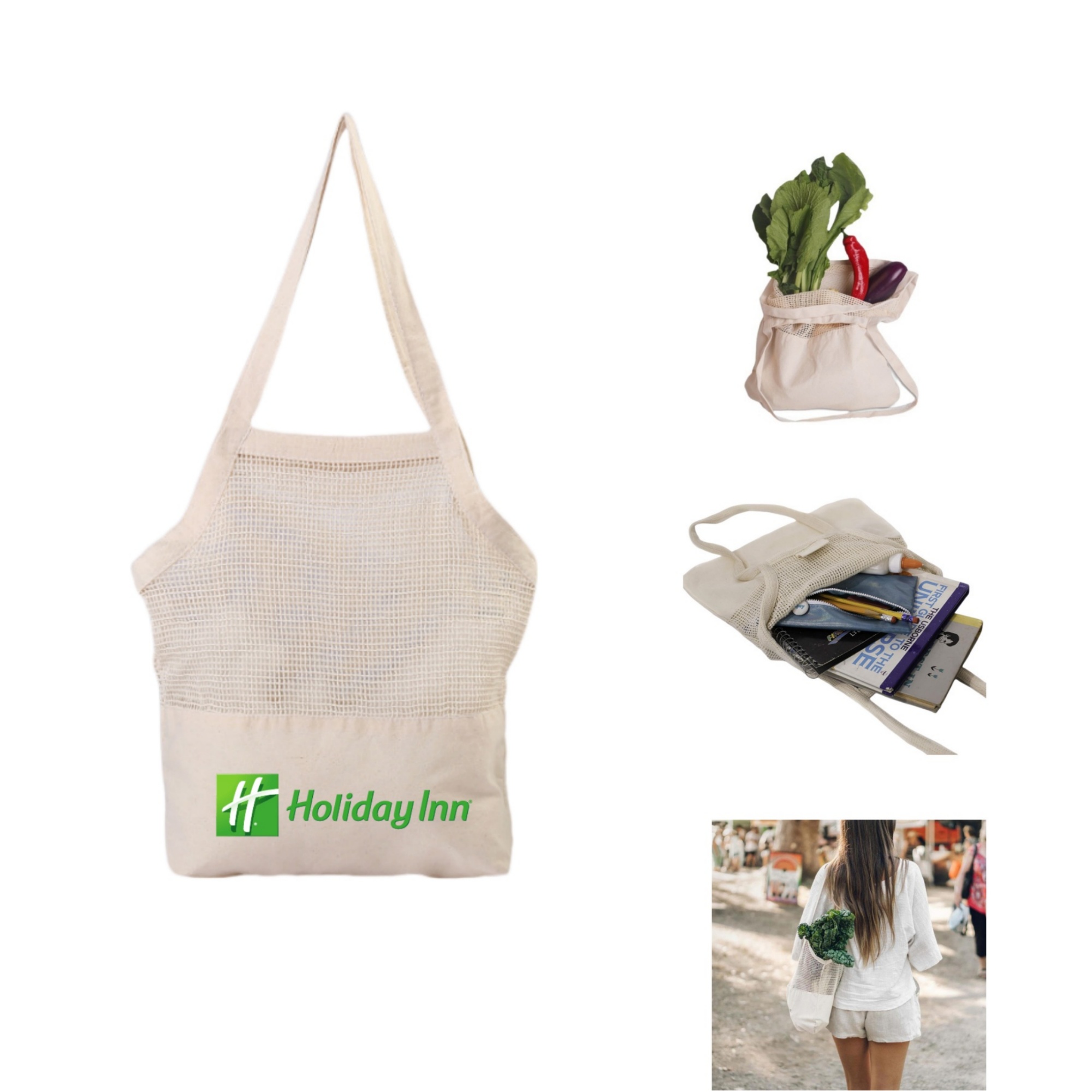 Reusable Mesh Grocery Shopping Bags 6