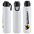 Nexus 27 oz Recycled Aluminum Bottle with Flip-Top Lid and Carabiner 34