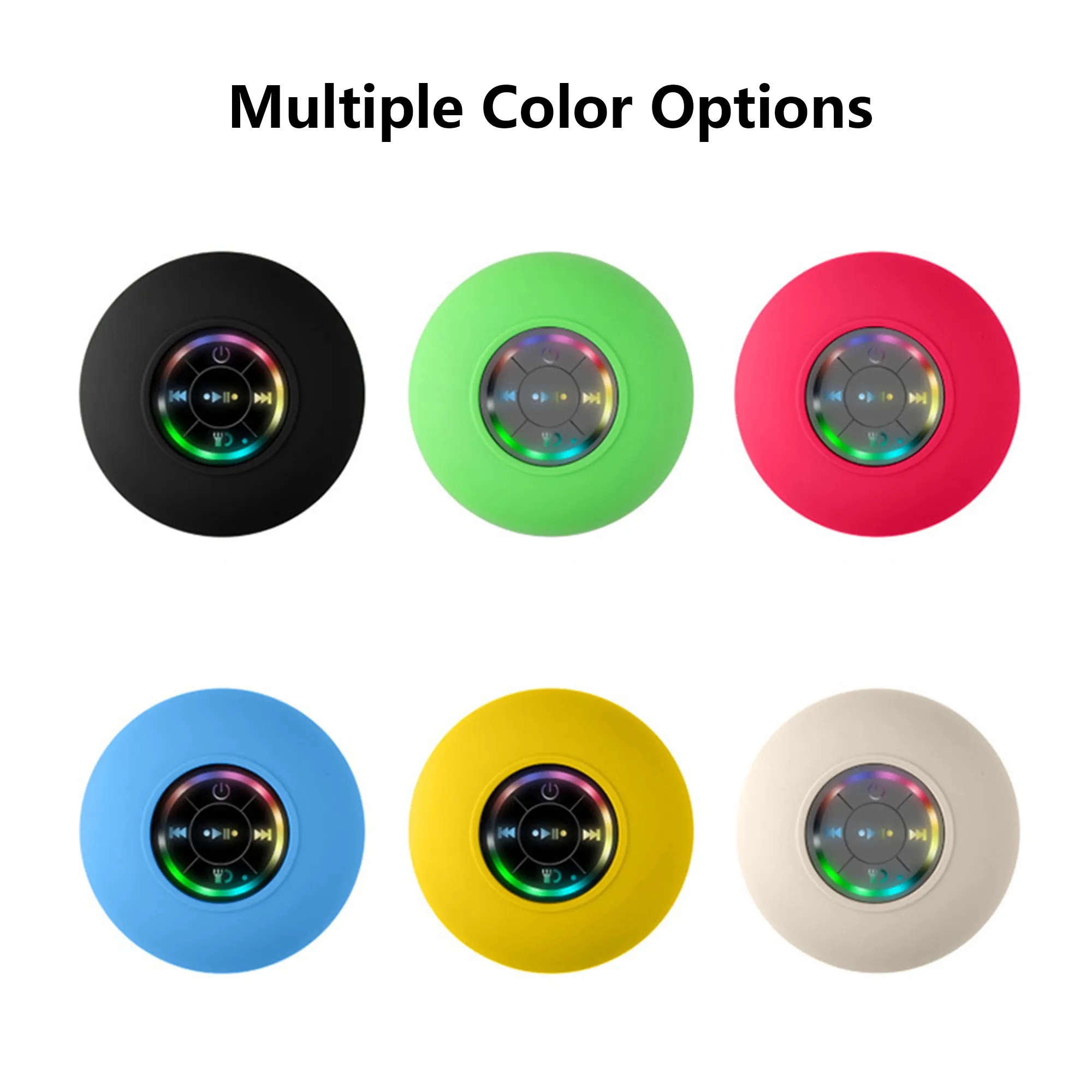 Waterproof Wireless Speaker With Suction Cup 6