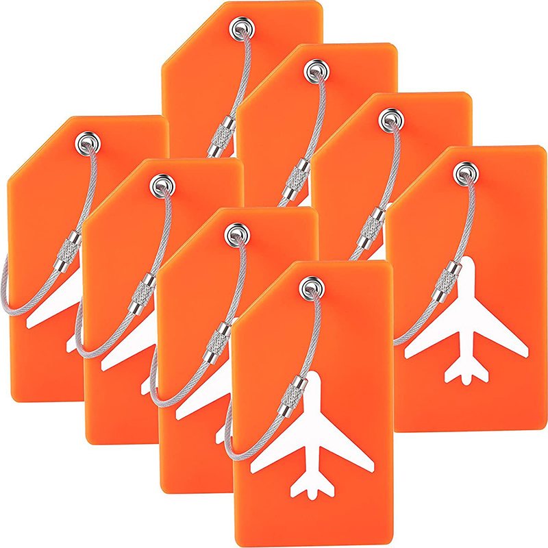 Silicone Luggage Tag with Name ID Card 10