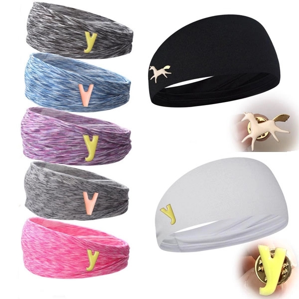 Sport Headband with Buttons For Face Masks 3