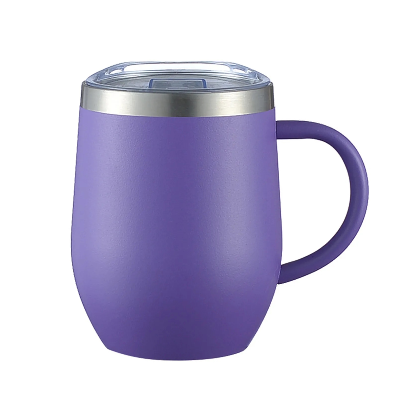 12oz Stainless Steel Insulated Coffee Tumbler Handle 3