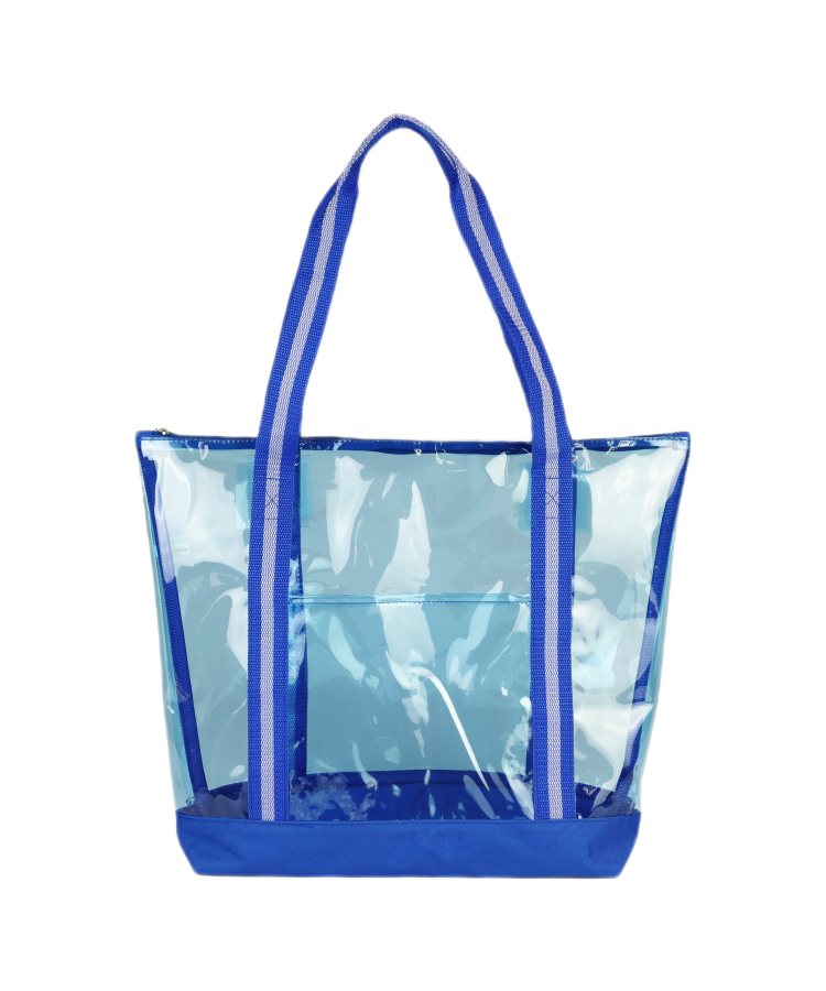 Union Printed - Clear Tote Bag w/ Zipper 5