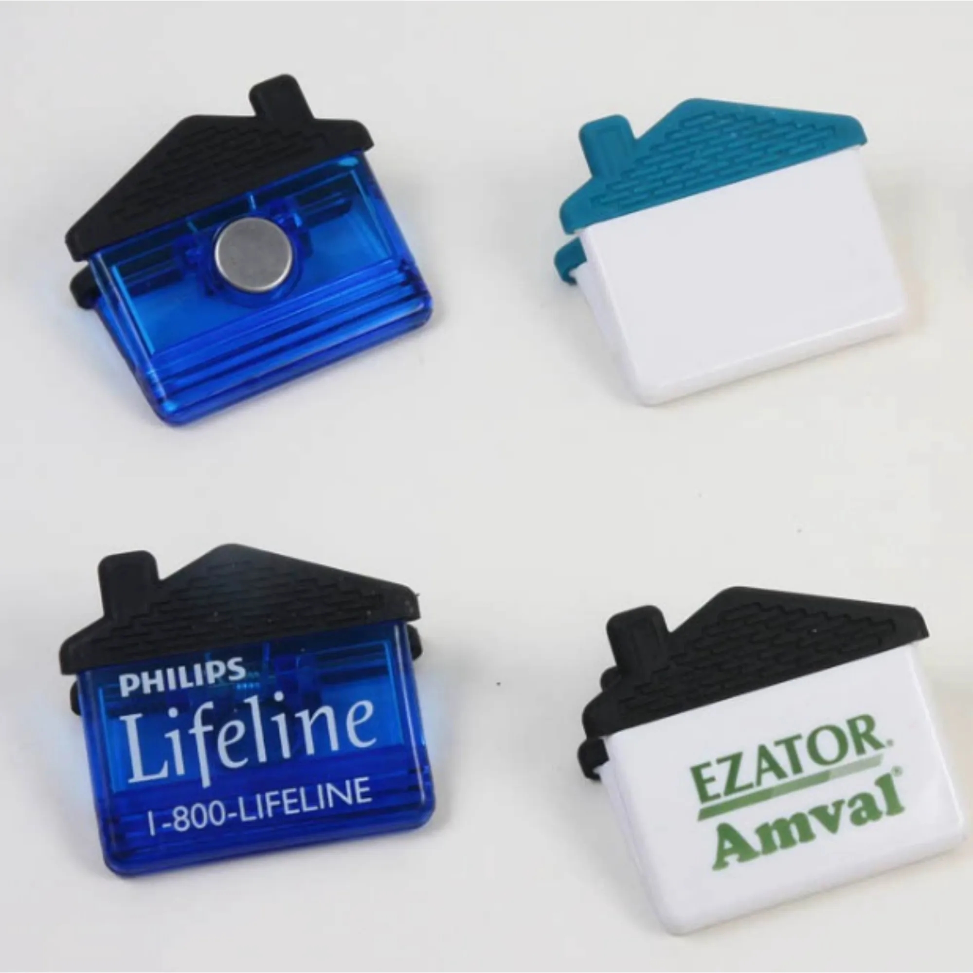 Paper Clip With Magnet Translucent House Shape 2