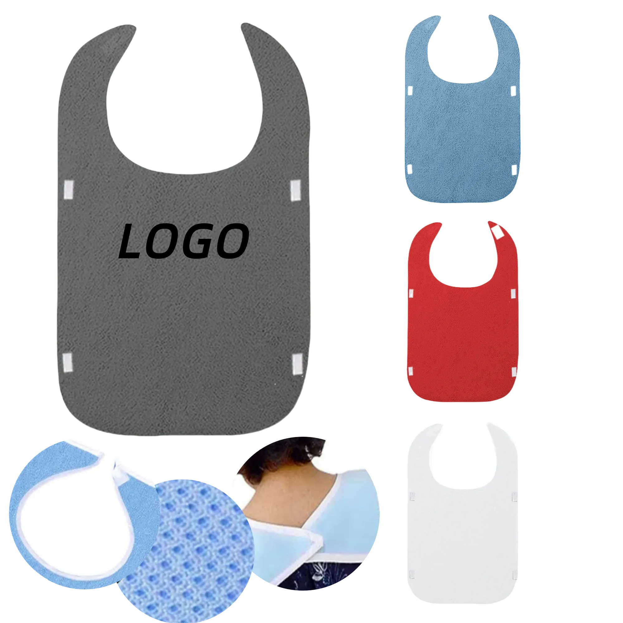 Anti-Fouling Eating Bib For Elderly Care 2