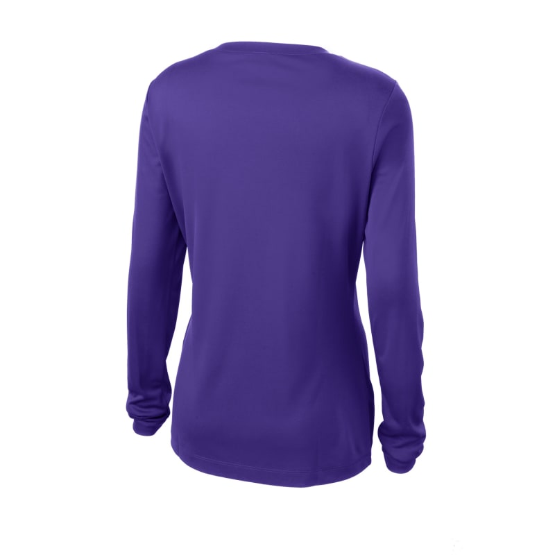 Sport-Tek Women's Long Sleeve PosiCharge Competitor V-Neck Tee. 9