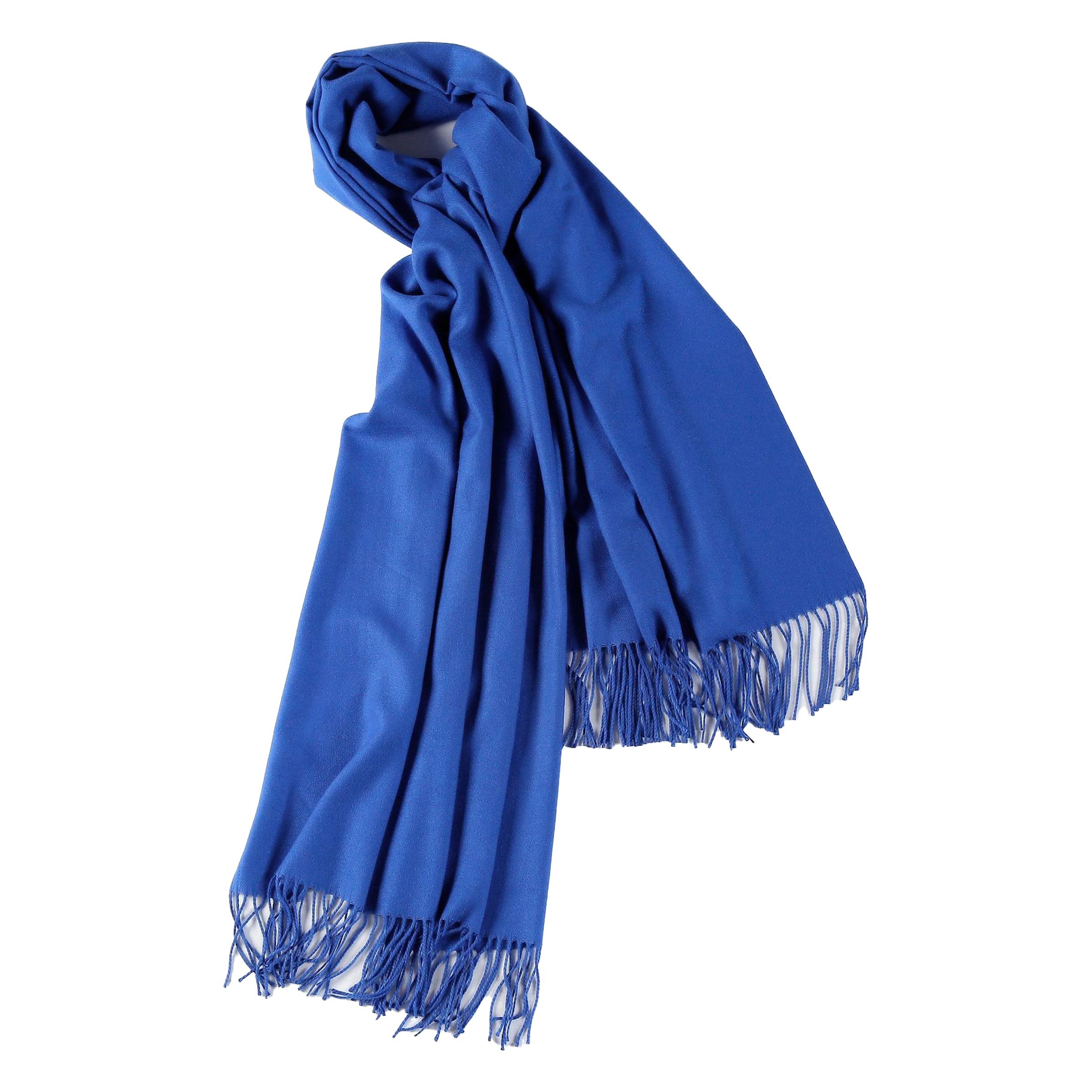 Cashmere Solid Color Scarf With Tassel 2