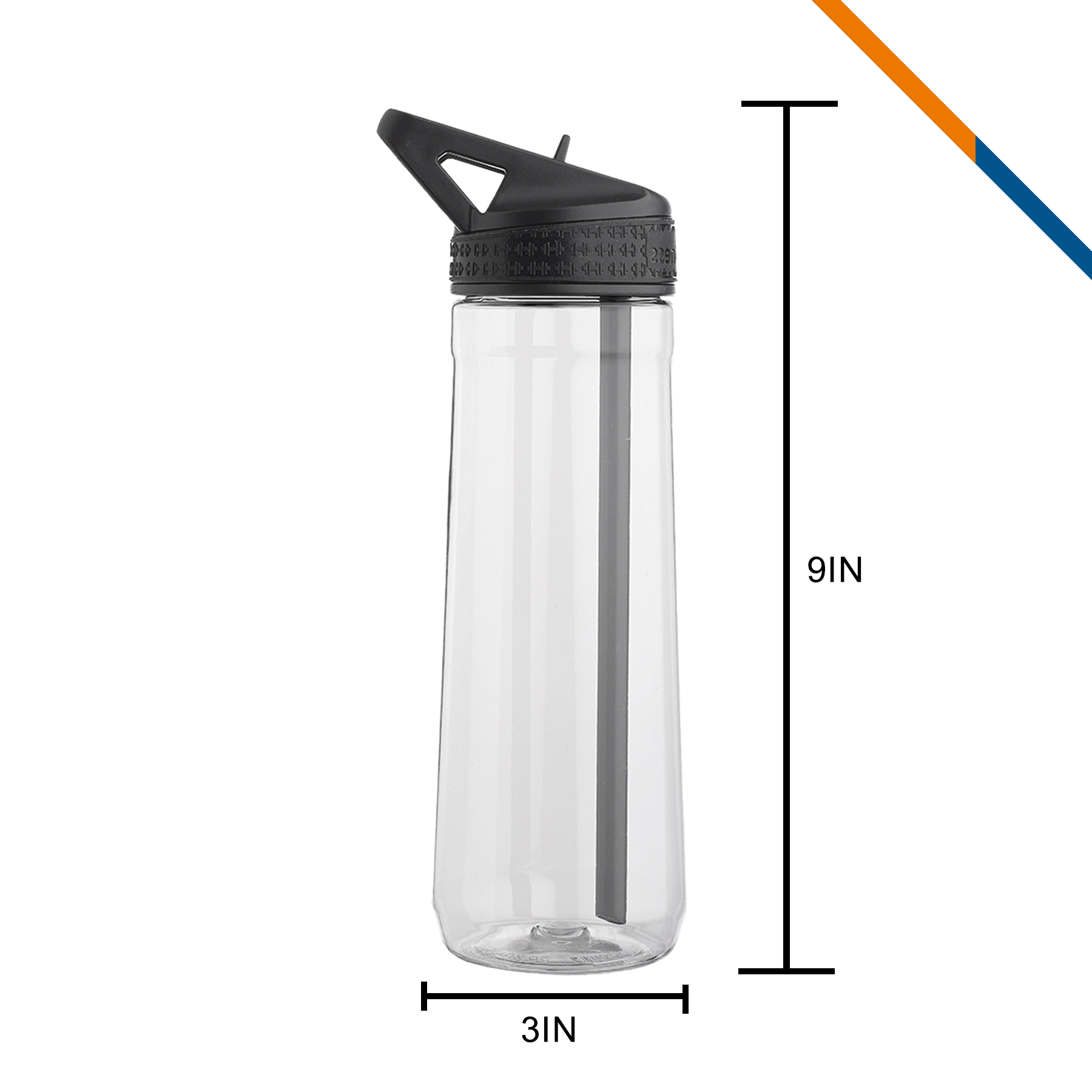 Creen Plastic Water Bottlee - 30 OZ. 8