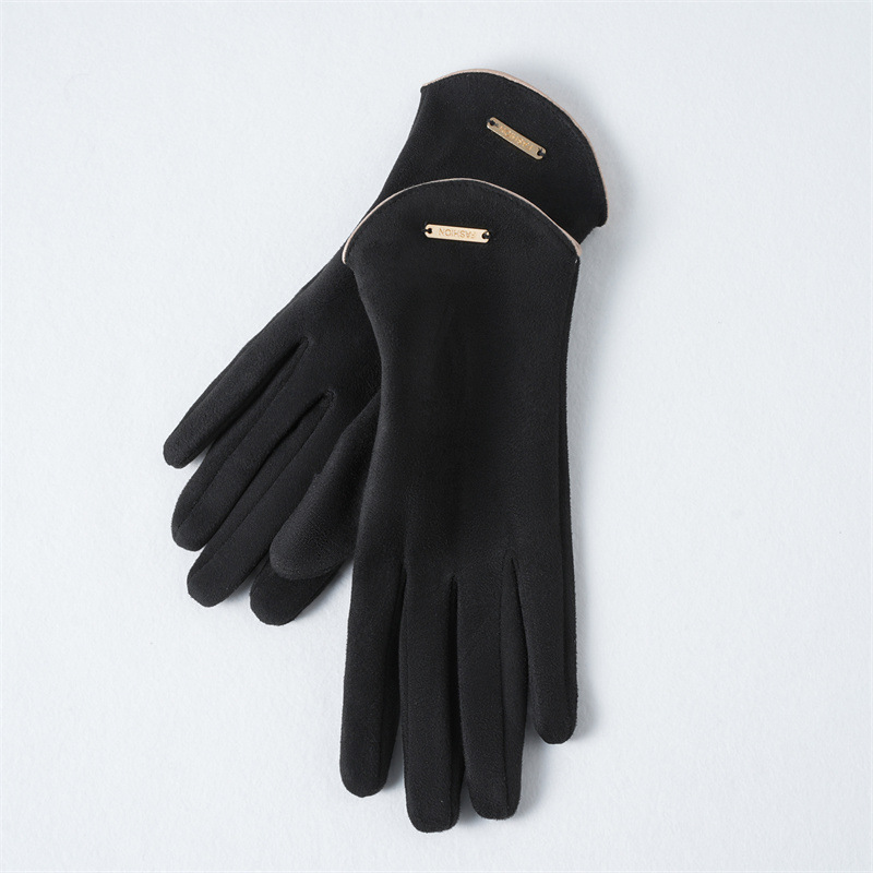 Winter Suede Gloves For Women 6