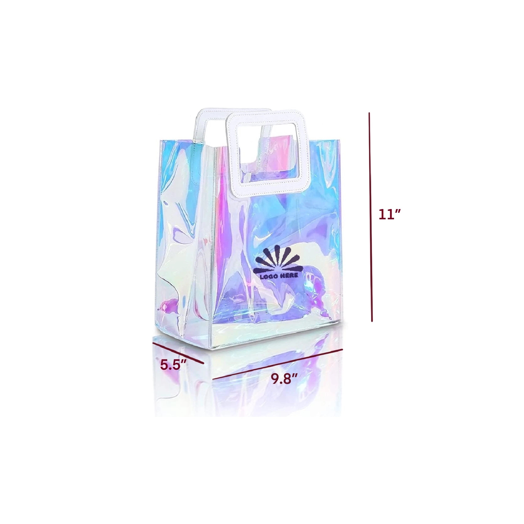 HOLOGRAM MINI TOTE BAG MOQ 20PCS 1