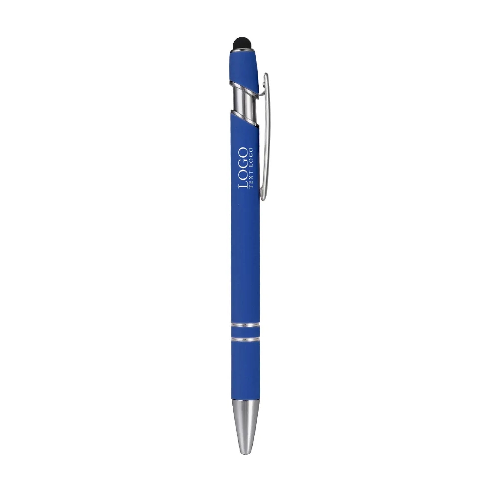 Custom Rubber Coated Stylus Ballpoint Pen 30