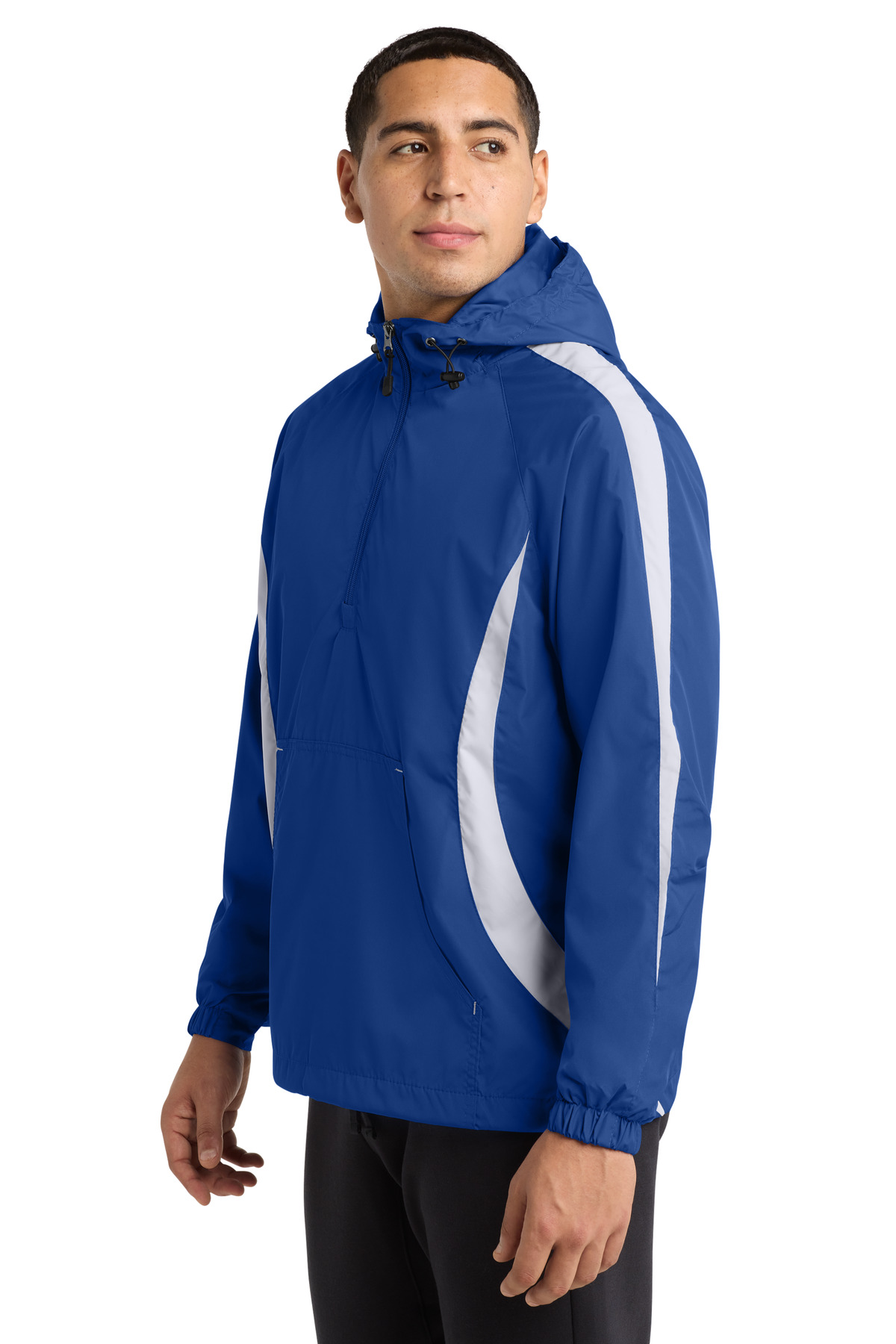 Sport-Tek Colorblock Raglan Anorak. JST63 8