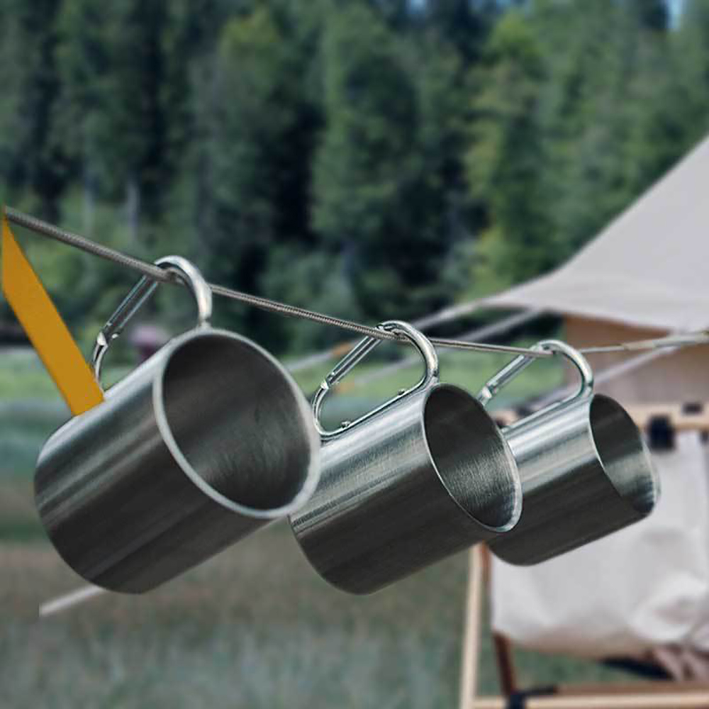 200ml Camping Cup With Carabiner 6