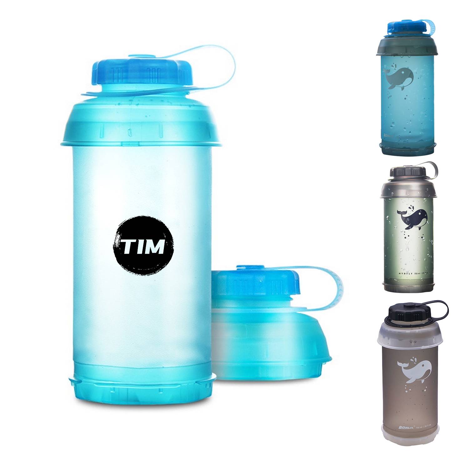 Custom 25oz Collapsible TPU Water Bottle