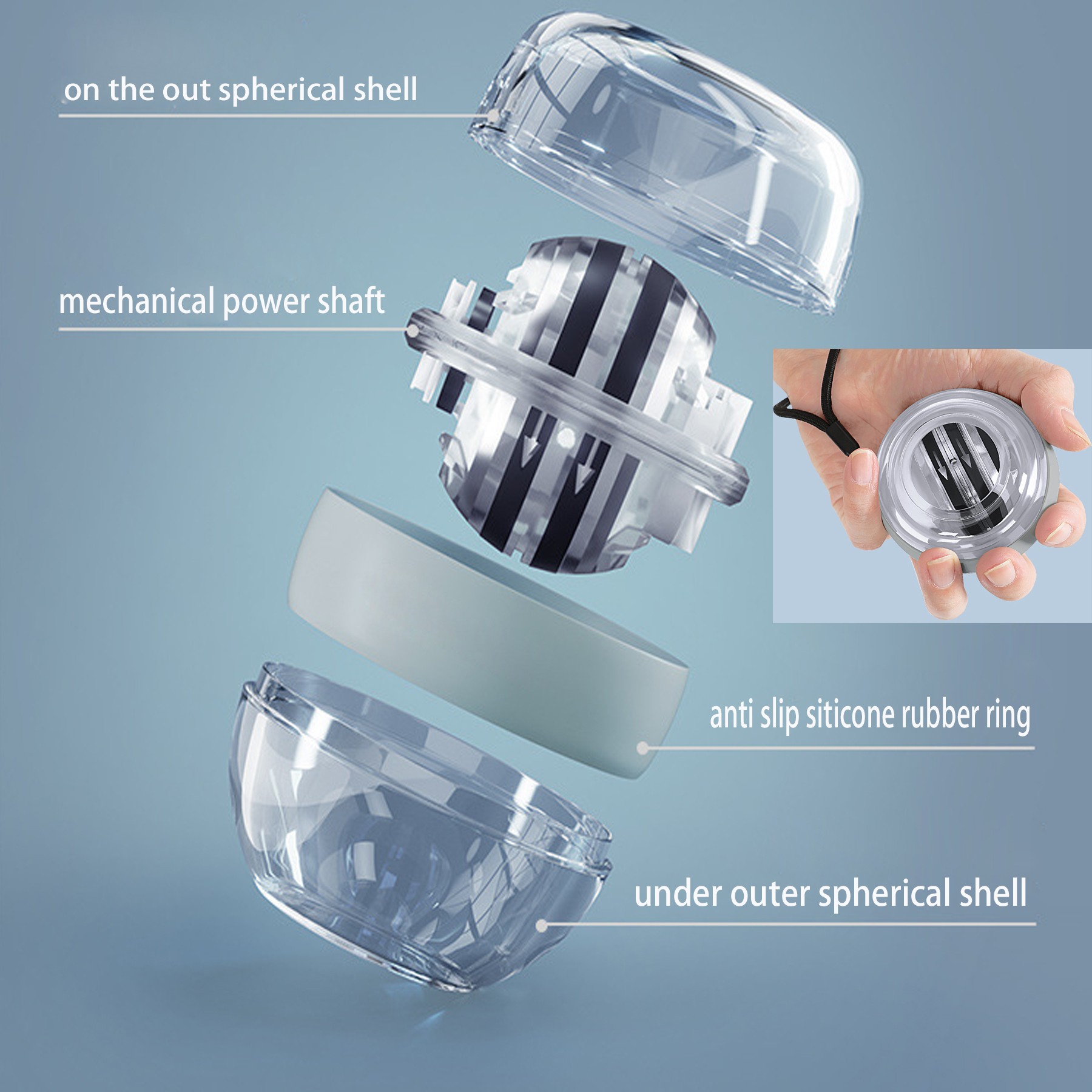 Wrist Trainer LED Gyroball 2