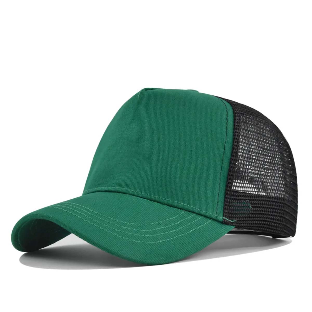 Durable 5 Panel Trucker Hat with Breathable Mesh Back 11
