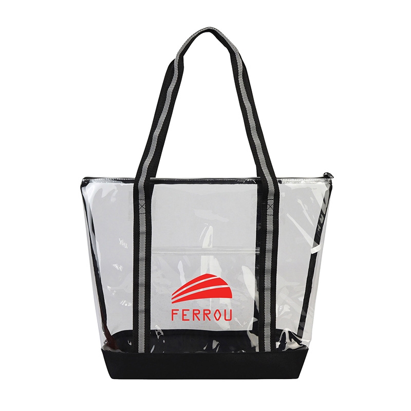 Capitola Clear TPU Zippered Tote 7