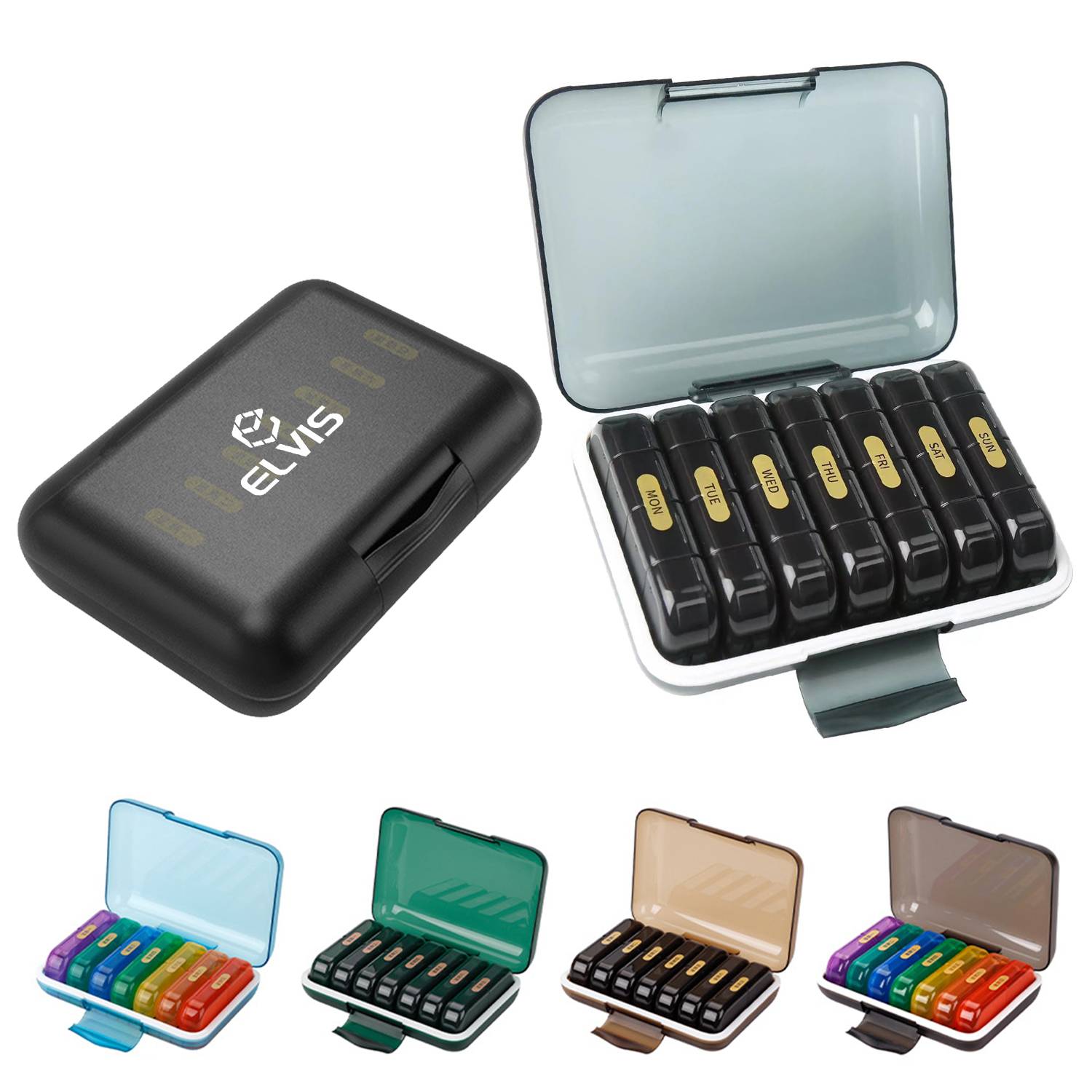 Multi Compartment Medicine Storage Box 2