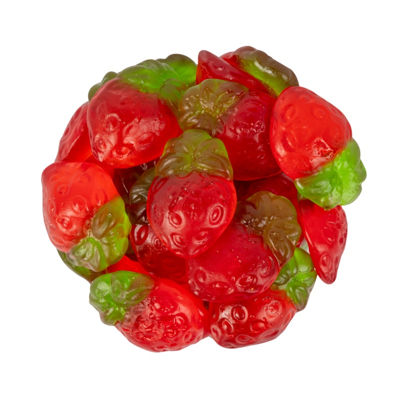 4 oz. Full Color Digibag™ with Gummy Strawberries 4