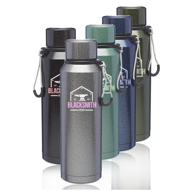20 oz. Vacuum Water Bottles with Strap, custom water bottle with logo imprint 7