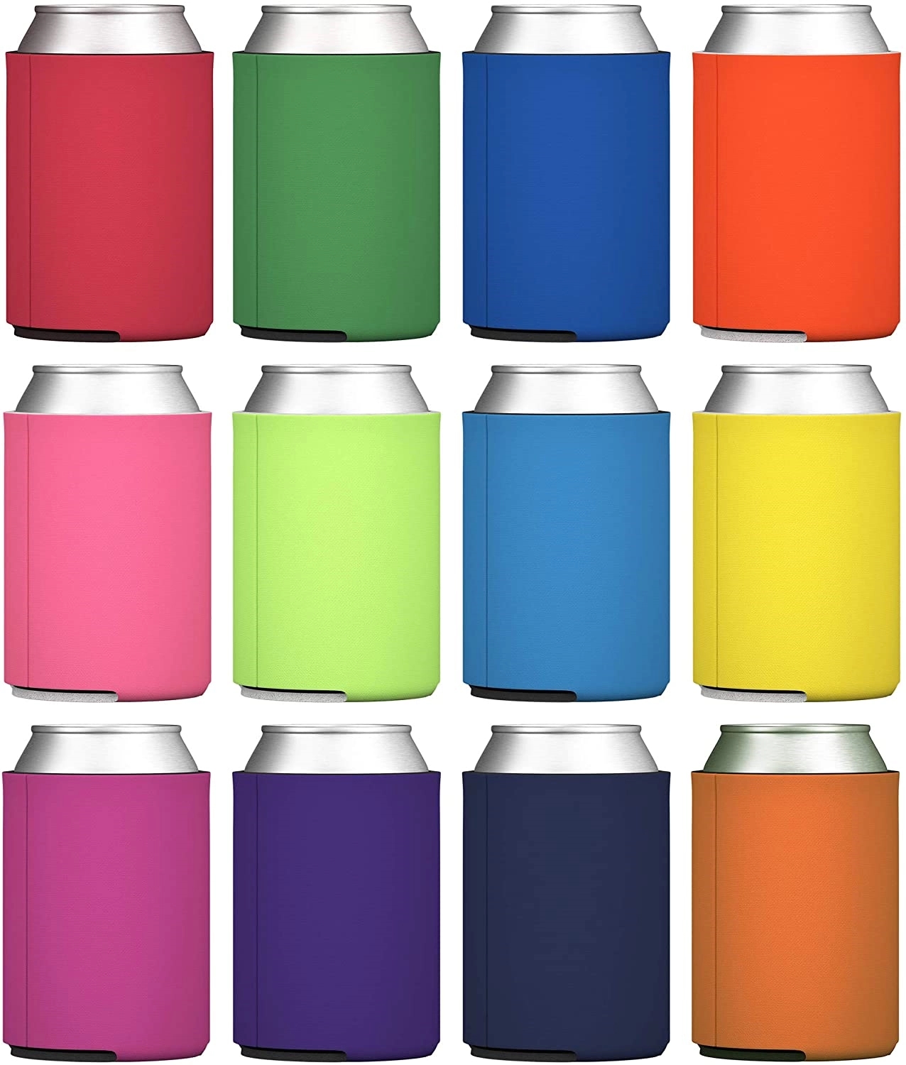 Beverage Insulator Cooler Pocket Can Coolie - 3 Side Imprint, custom koozie with logo imprint 4