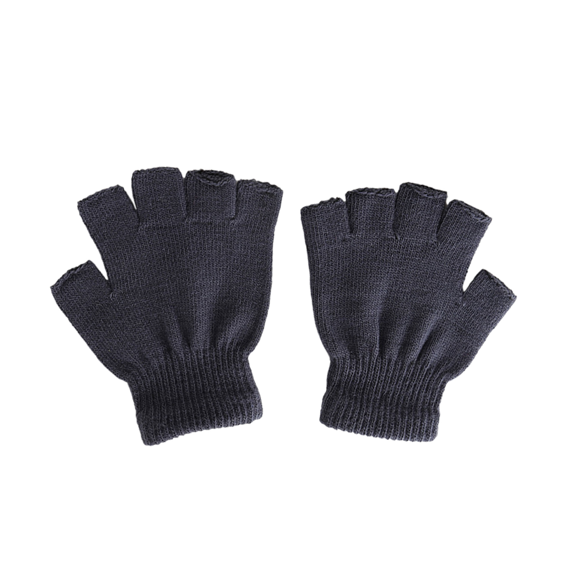 Colorful Winter Knitted Half Finger Gloves 5