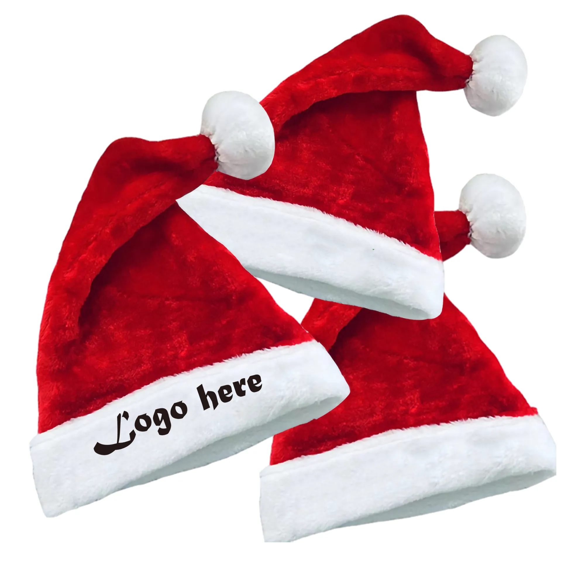 MOQ 100PCS Custom Santa Hat/ Christmas Hat 2