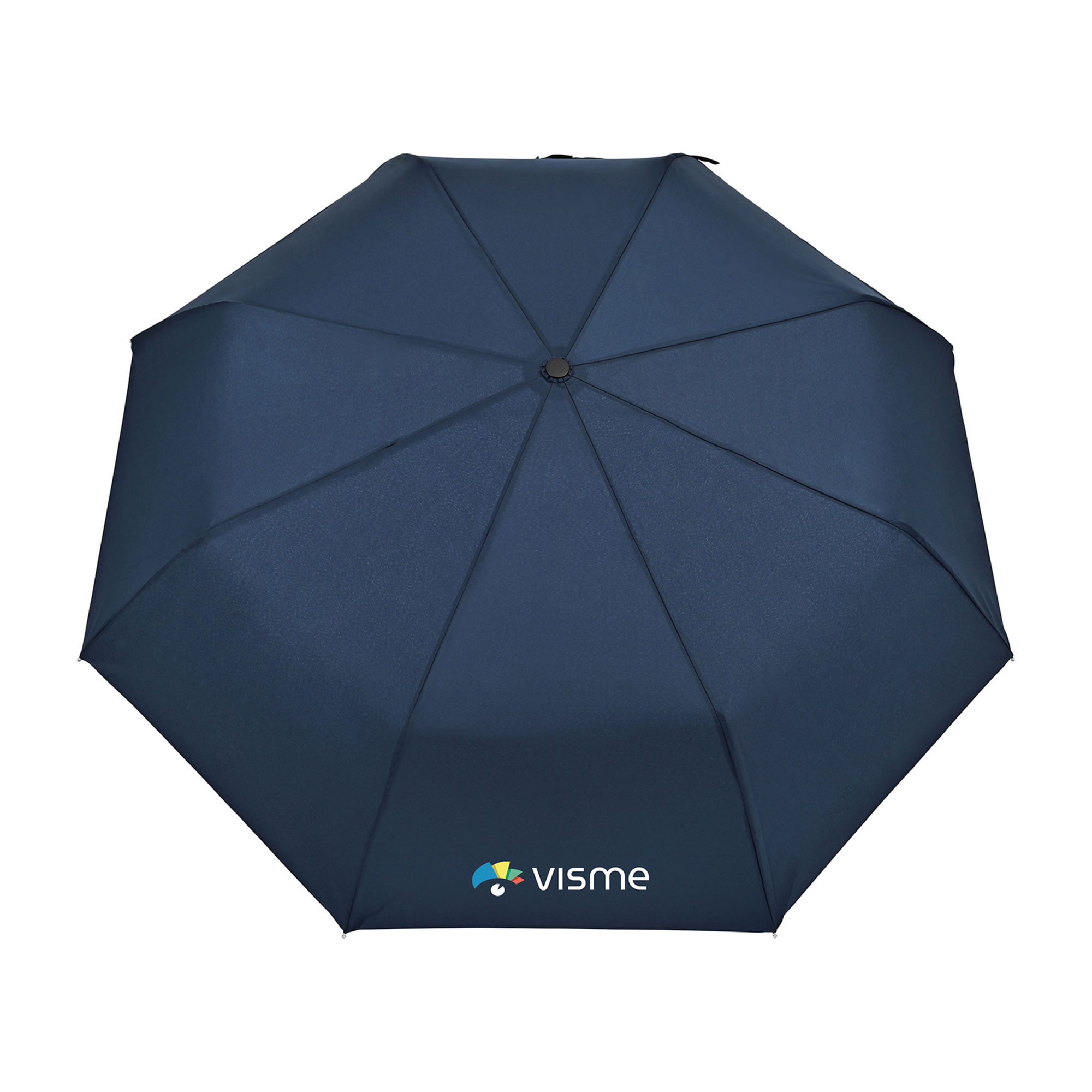 Elements 43" Recycled rPET Manual Folding Umbrella 5