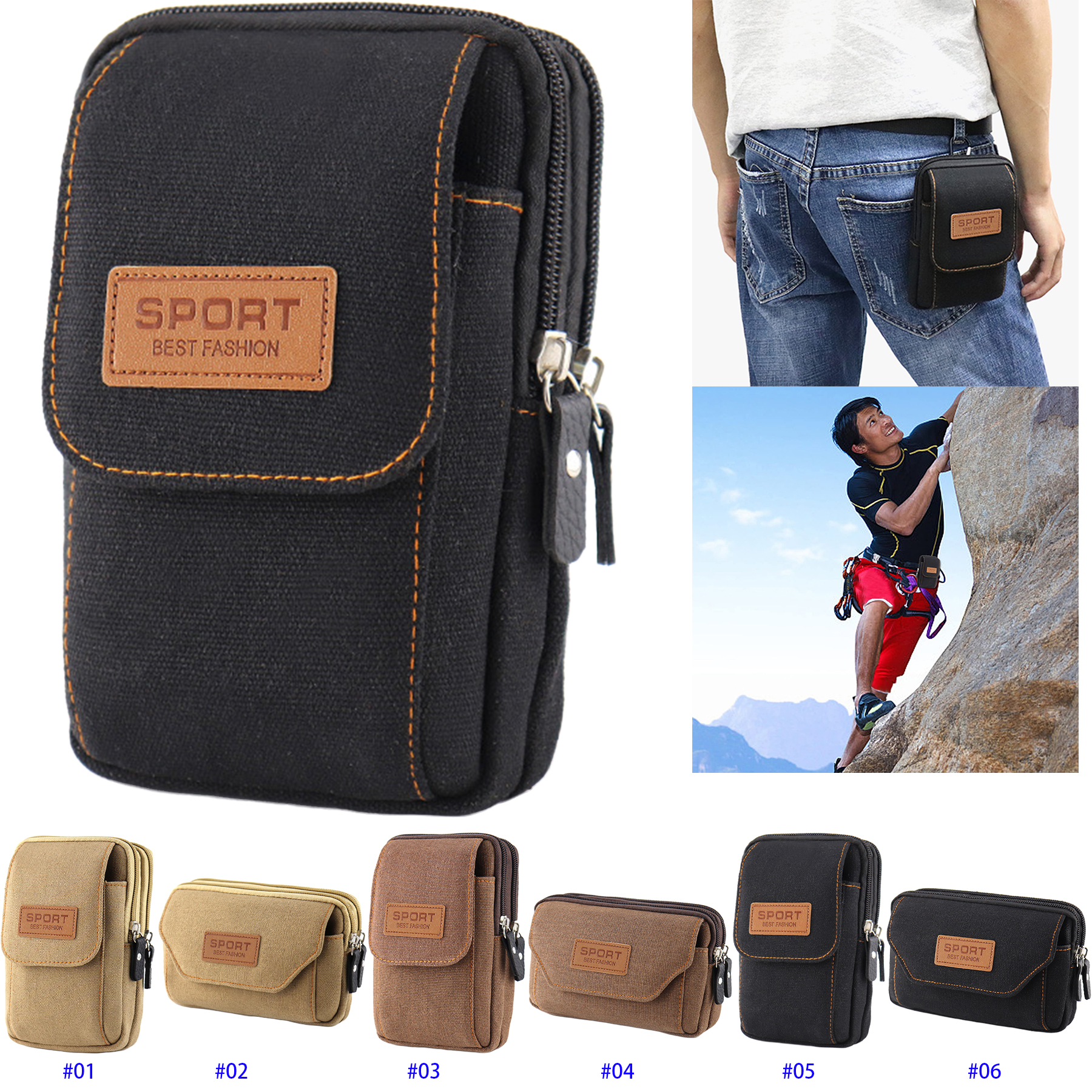 Carrying Capacity Men Waist Pocket 2