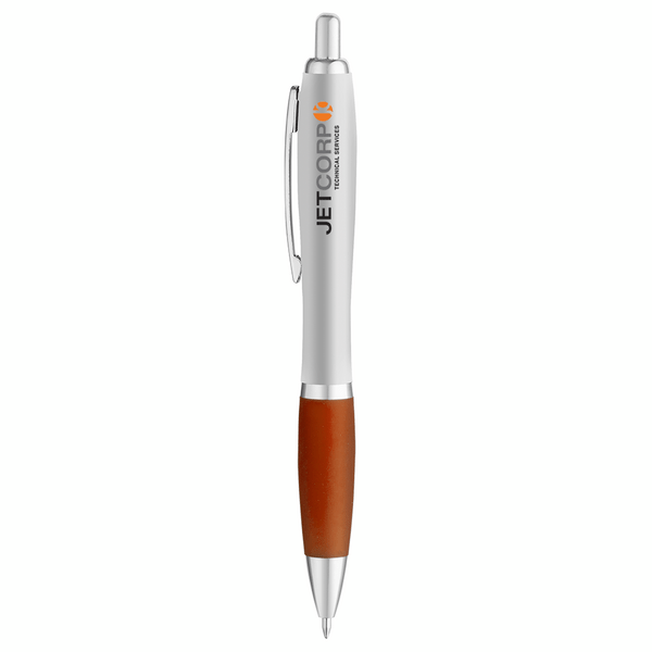 Curvaceous Matte Silver Ballpoint