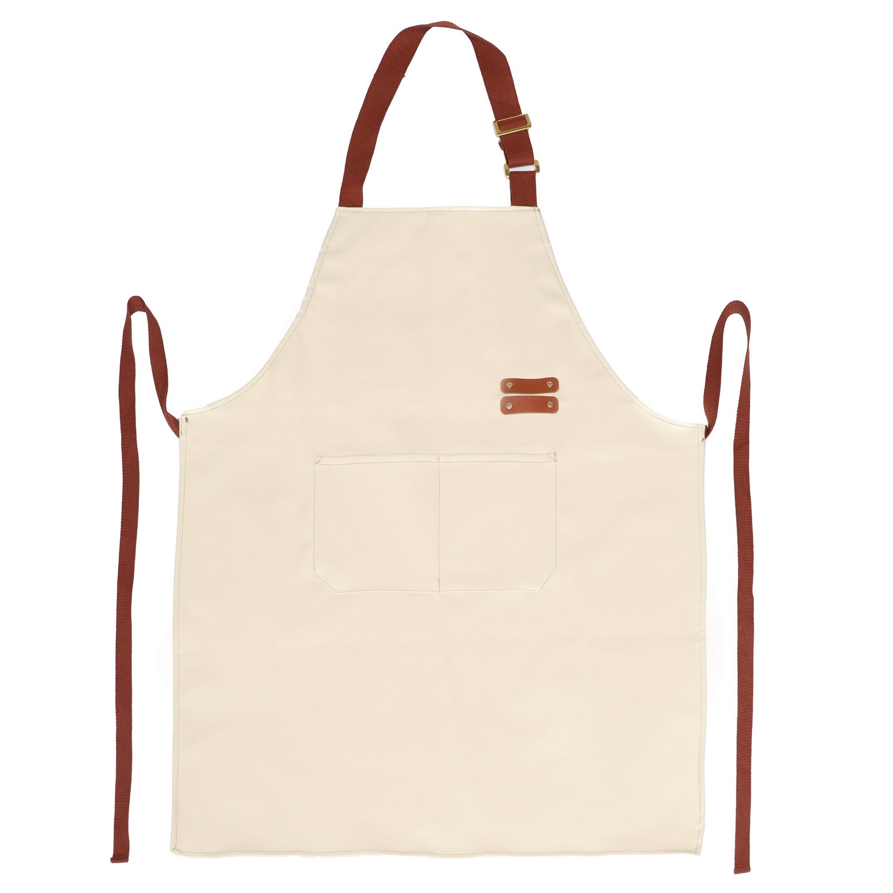 Full Color Heat Transfer Premium Water and Oil Repellent PU Leather Apron 6