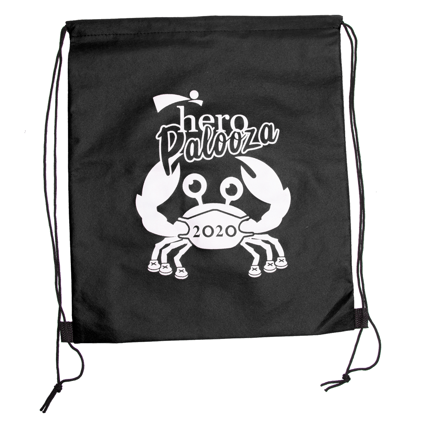 Wanderlust Non-Woven Drawstring Backpack (2 Color Imprint) 3