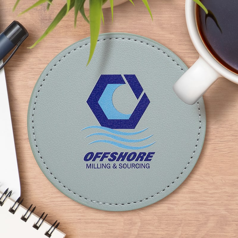 Custom Leather Coasters 42