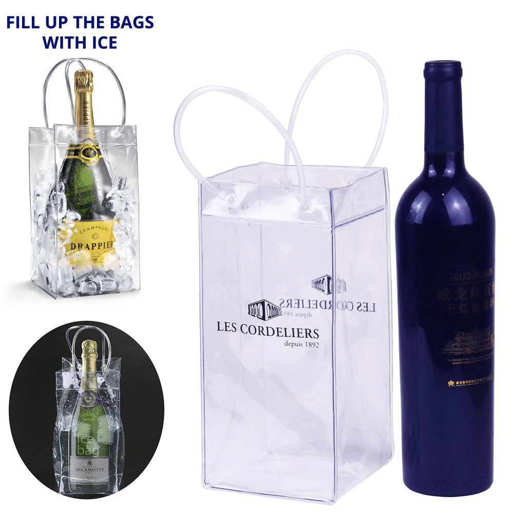 Collapsible Wine Cooler Icy Bag 8
