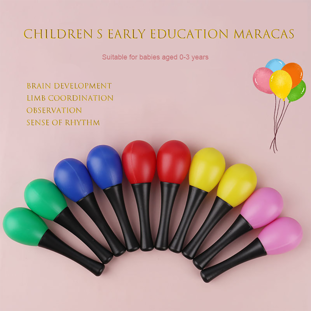 Plastic Toy Sand Hammer Mini Maracas 5