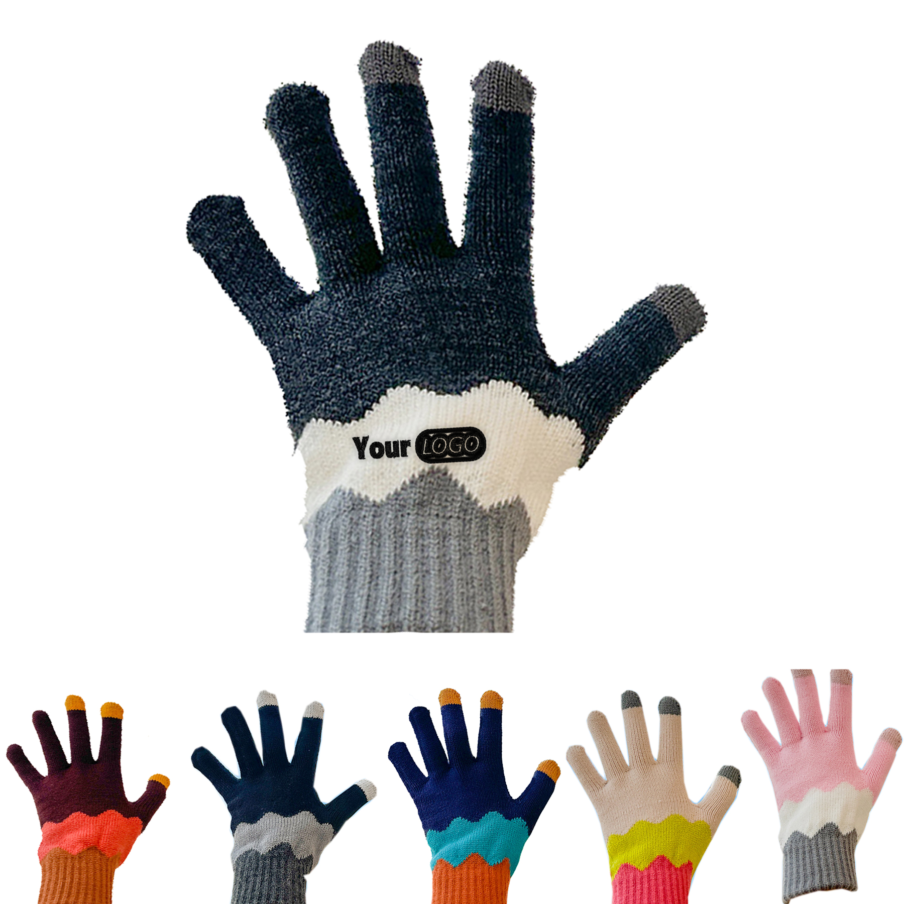 Winter Warm Knitted Touchscreen Gloves 7