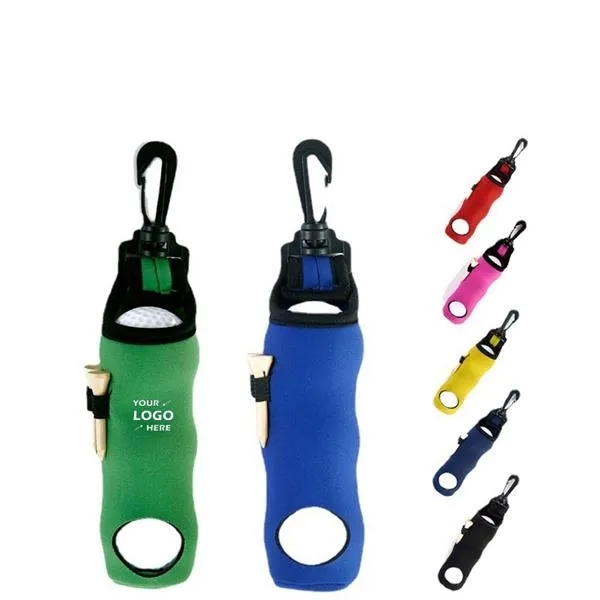 Portable Storage Bag With Golf Ball 3 Tees 7