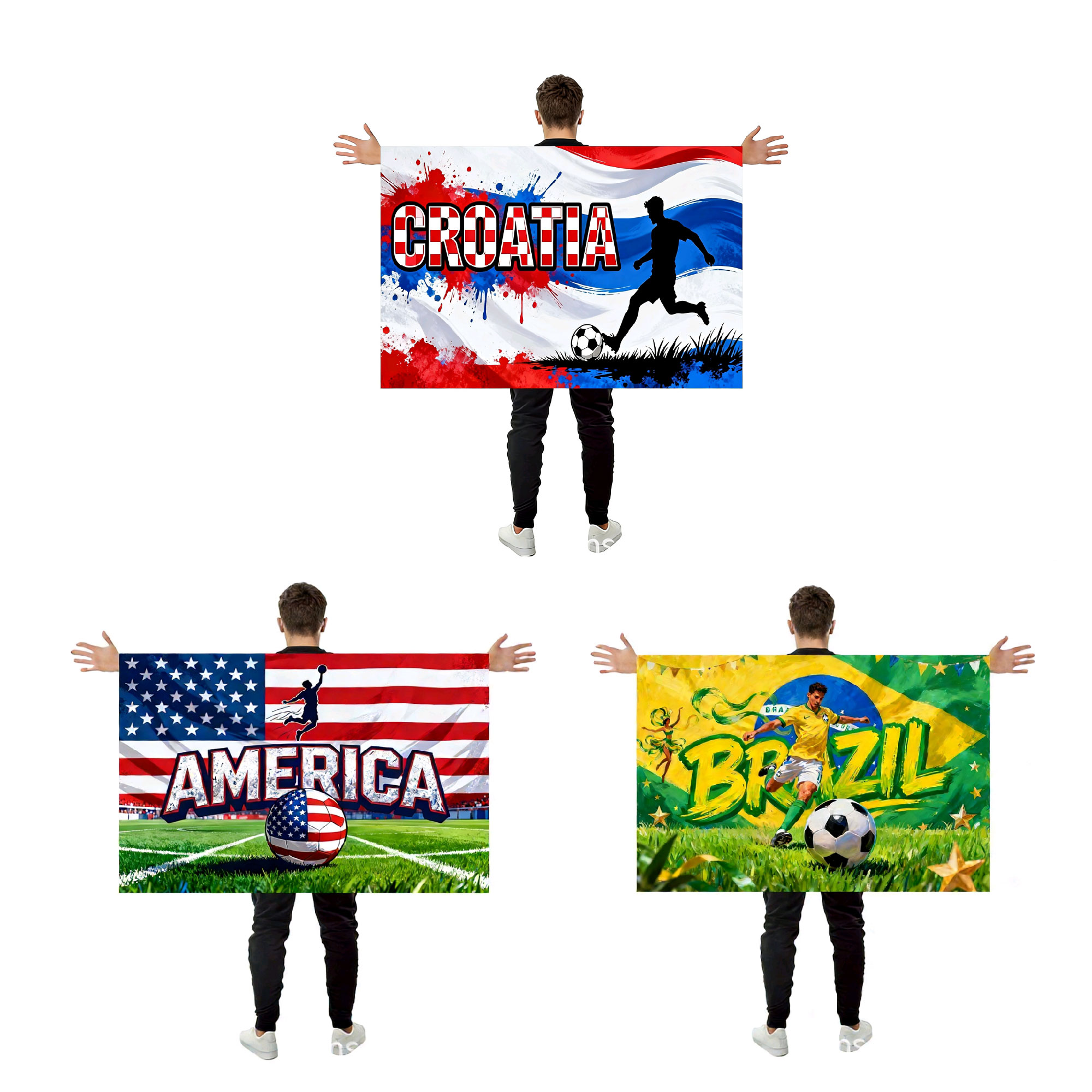 World Cup Sports Event Fans' Body Flag Cape 1