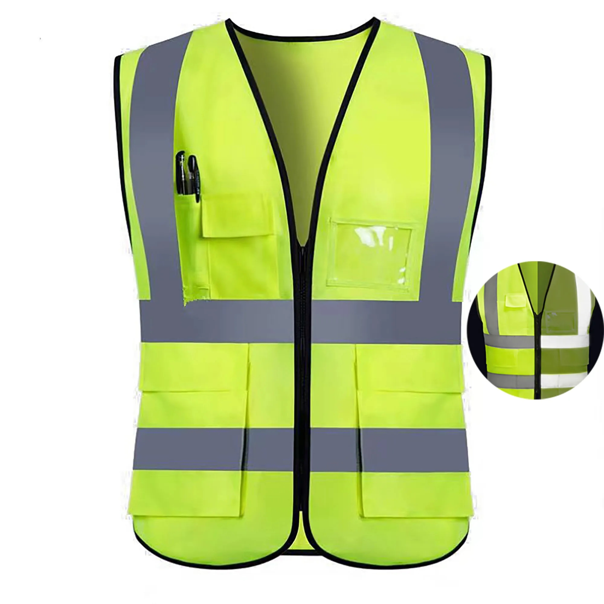 Custom Unisex Reflective Safety Vest 3