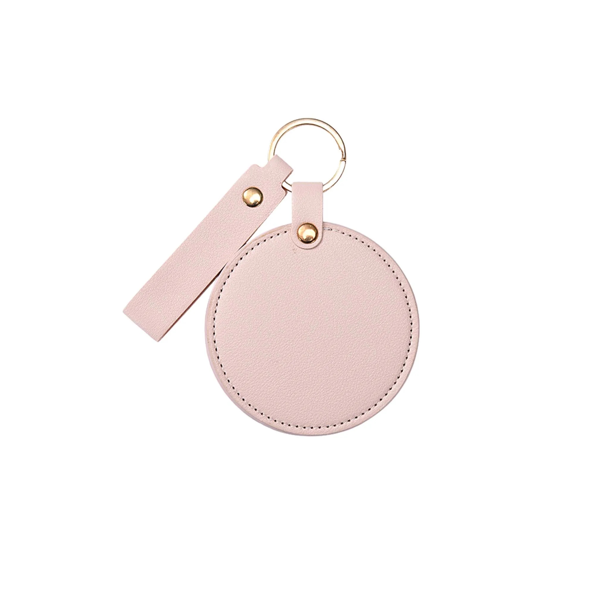 Leather Portable Makeup Mirror Case 12