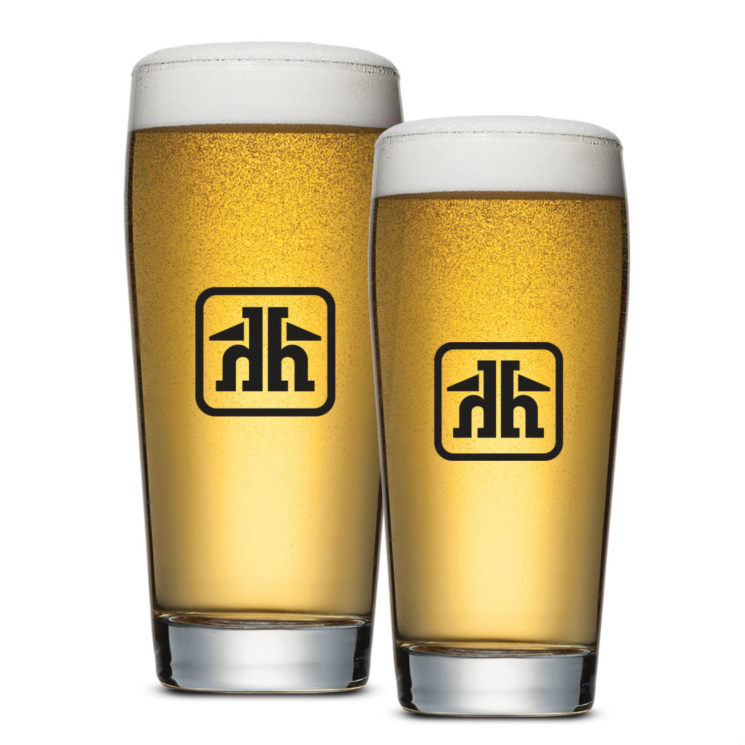 Wilmington Beer Glass - Imprinted 6