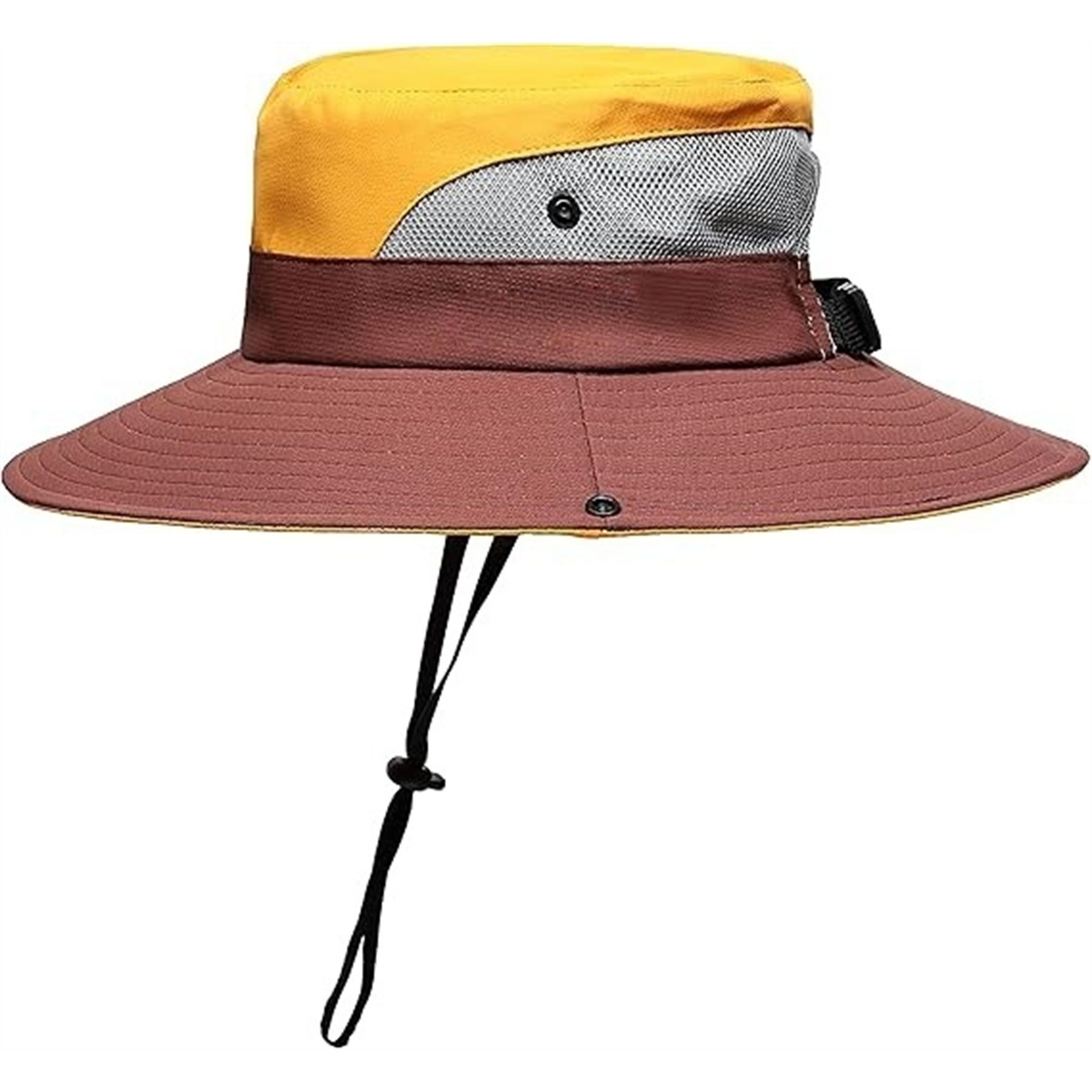 Womens Summer Foldable Cool Mesh Ponytail Bucket Hat 4