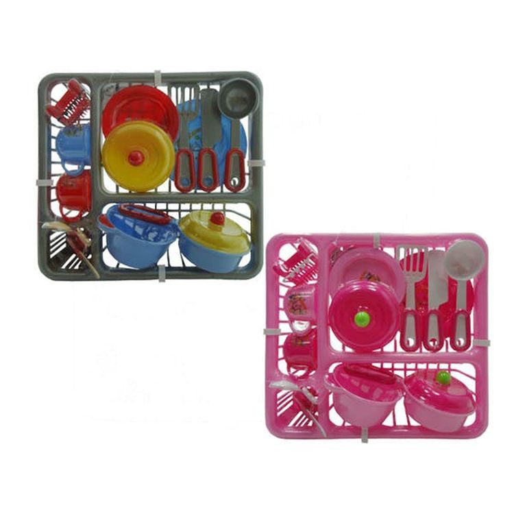 Kitchen Dish Drainer Sets with Accessories Assorted - 16 Piece 1