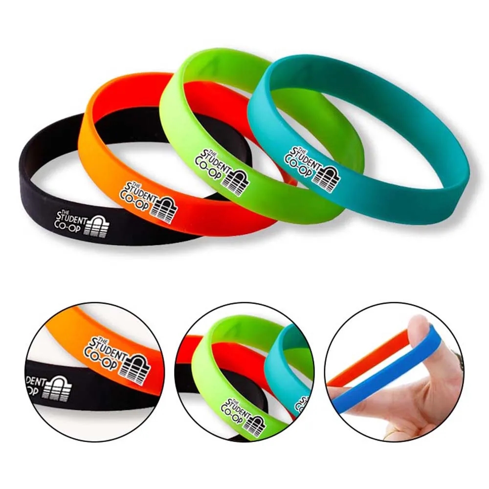 Promotional  Silicone Rubber Wristband Bracelet 2